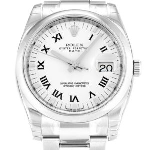 rolex oyster perpetual date 34mm white dial