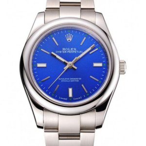 rolex oyster perpetual date 41mm blue dial