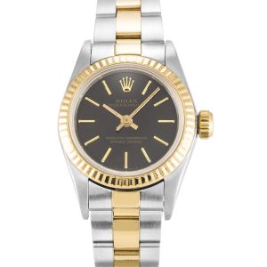 rolex oyster perpetual lady 26mm silver dial
