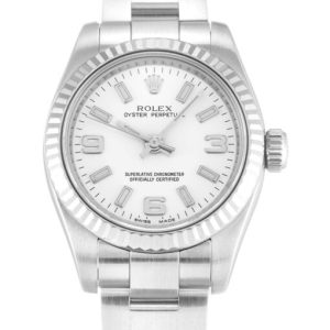 rolex oyster perpetual lady 26mm white dial