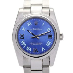 rolex oyster perpetual lady 31mm blue dial