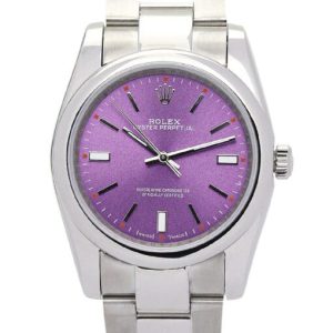 rolex oyster perpetual lady 31mm purple dial