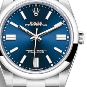rolex oyster perpetual lady 41mm blue dial