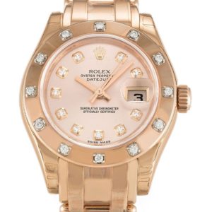 rolex pearlmaster 29mm rose dial 