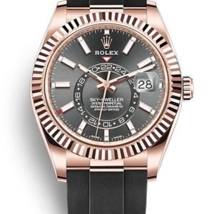 rolex sky dweller 42mm black dial 