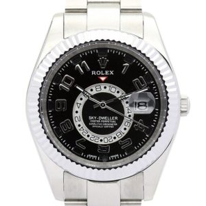 rolex sky dweller 42mm black dial 