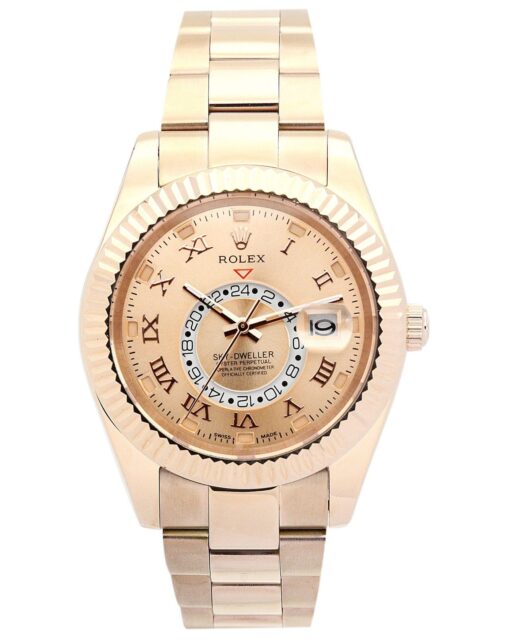 rolex sky dweller 42mm champagne dial rolex sky dweller 42mm champagne dial