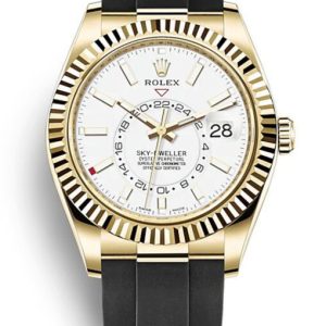 rolex sky dweller 42mm white dial 