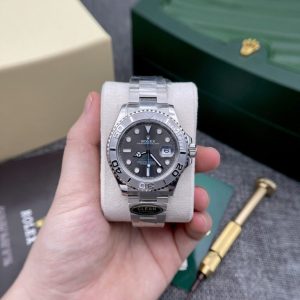 rolex yacht master 116622 grey dial clean factory 40mm 