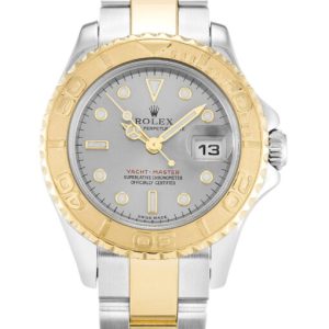 rolex yacht master 35mm grey dial 169623 