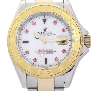 rolex yacht master 40mm white dial 16623 