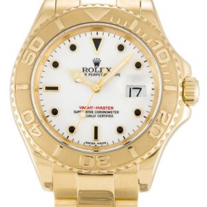 rolex yacht master 40mm white dial 16628 