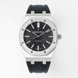 royal oak 15400 1:1 best edition ss/ru black textured dial apsf sa3120 super clone 