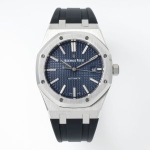 royal oak 15400 1:1 best edition ss/ru blue textured dial apsf sa3120 super clone 