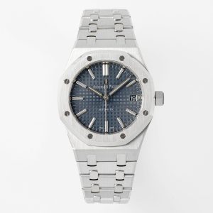 royal oak 15450 37mm ss/ss blue textured dial apsf sa3120 super clone 